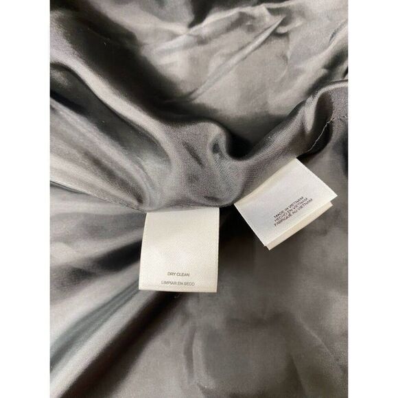 Anne Klein Seersucker Blazer Women's 14 LARGE Red Black Open-Front Mandarin‎ NEW - Picture 11 of 15